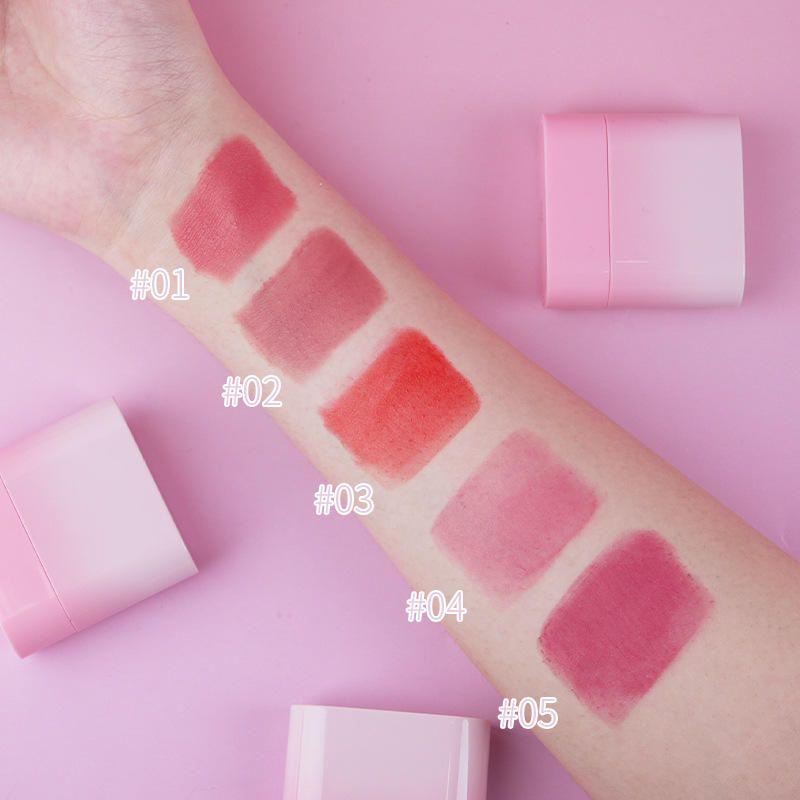 Pabrik Partai Besar logo Perona Pipi Tahan Lama Tahan Air Krim Wajah Vegan Blush Stick