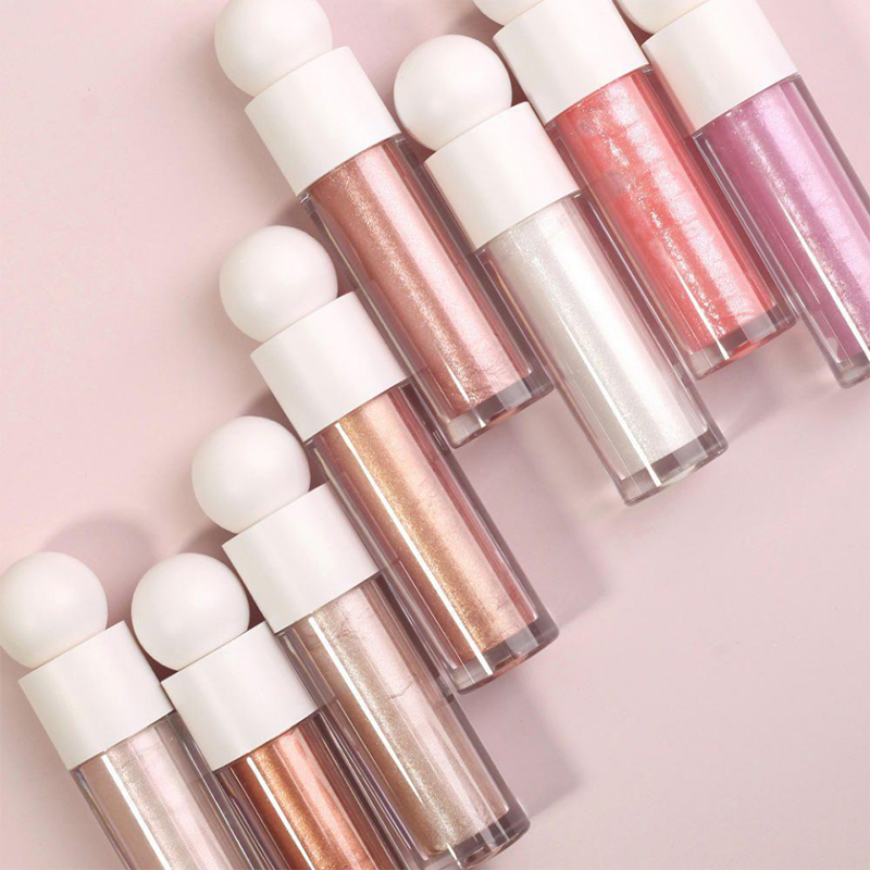 Merek Pribadi Peri Shimmer Sorot Cair Tahan Air Sorot Tubuh dan Wajah Logo Warna DIY