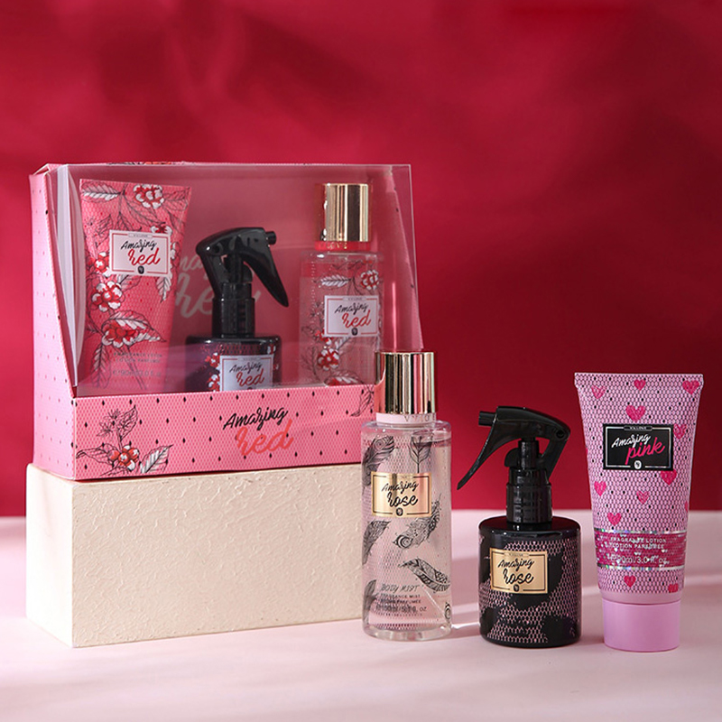Set Parfum Wanita Kabut Pengharum Tubuh 150Ml Parfum Semprot Wangi Tahan Lama Set Kabut Rambut 100Ml