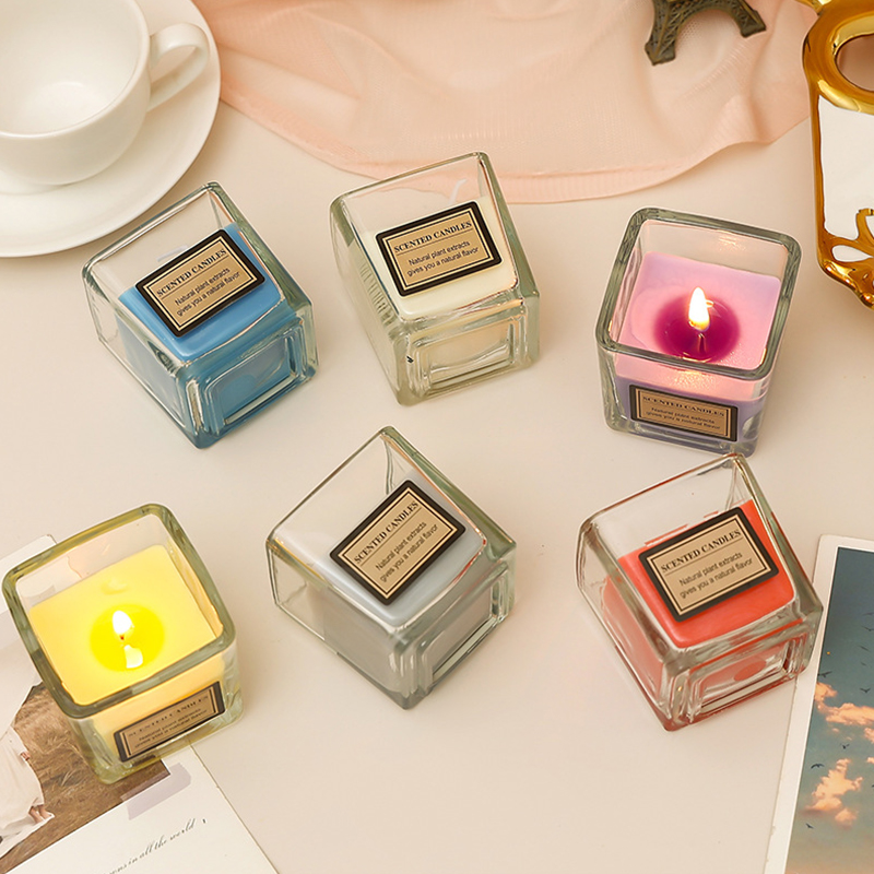 120G Lilin Wangi Rumah Beraroma Wangi Kuat Lilin Toples Aromaterapi Tahan Lama