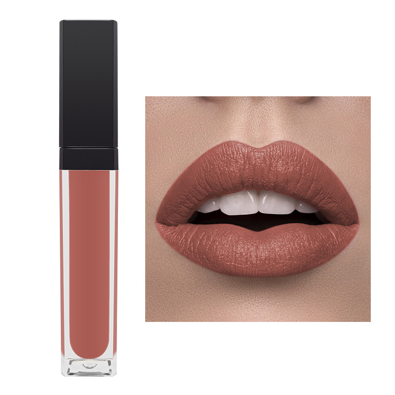 Sesuaikan Lipstik Lipgloss Tahan Air Metllic Makeup Lip Gloss Matte 33 warna