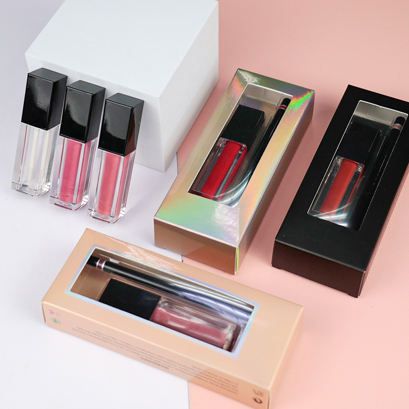 Makeup Bibir Cair 113 Warna Lipgloss Matte Cair Lipstik Tahan Air Lip Gloss dan Set Lip Liner