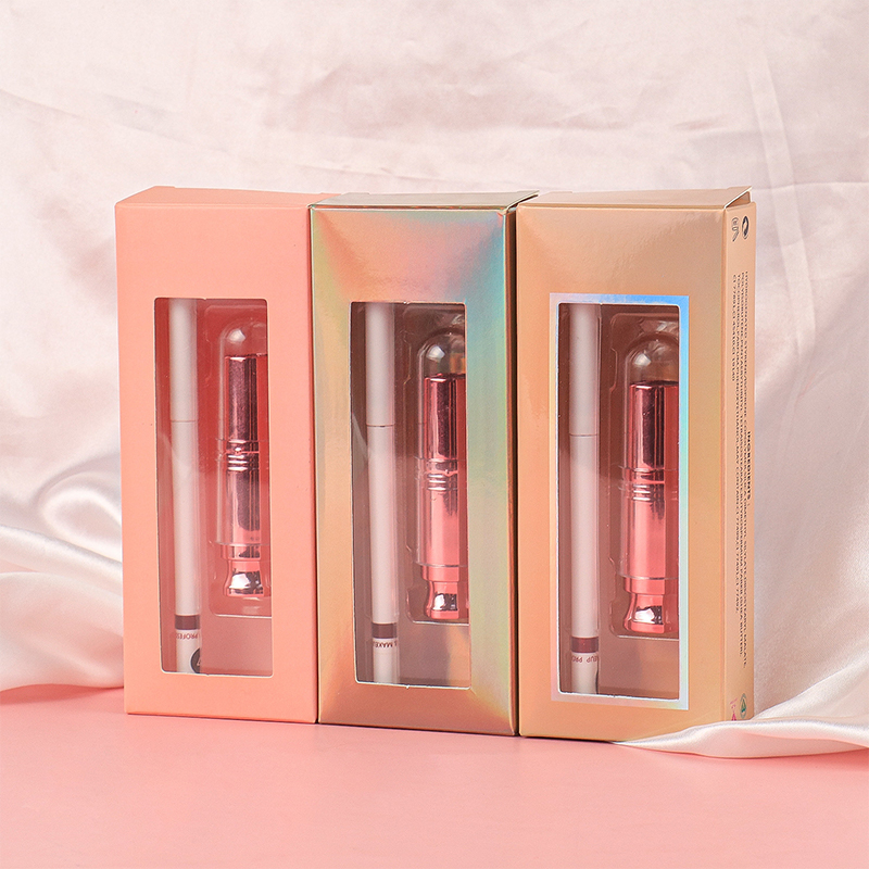 Kosmetik Rias Bibir Set Lipstik Matte Nude Beludru Tahan Air Tahan Lama
