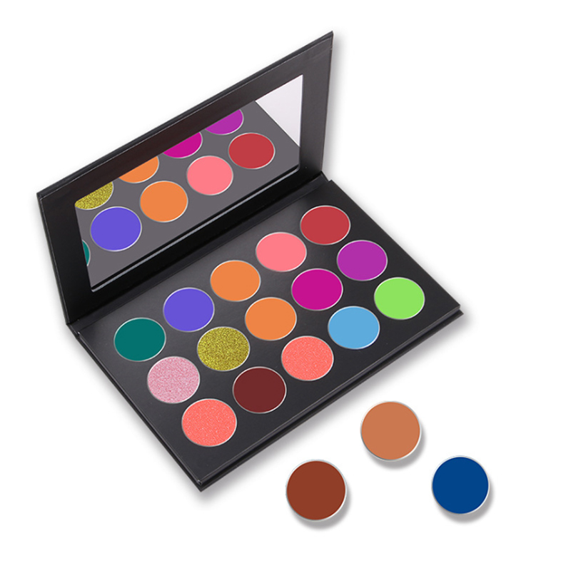 Kosmetik Rias Palet Eyeshadow Berkilau Matte Berkilau 15 Warna